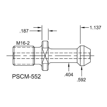 Tj Davies Co Coolant Through Retention Knob PSCM-552